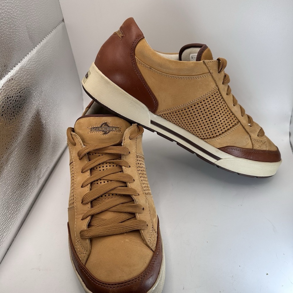 310 Motoring Men's Shoes Size 12 EU 46 Hurricane 31501 Wheat Brown Leather Suede - Picture 15 of 16
